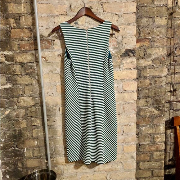 Stitch Fix Green and White Stripe Work Dress - Picture 2 of 2